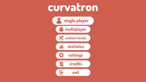 Curvatron's Main Menu