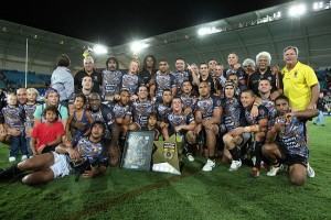 Original winning side of the All Stars clash in 2010, the Indigenous team. (courtesy of whosplayingwho.net 