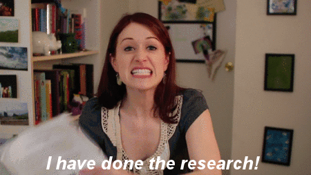 Research is a nerd's best friend...