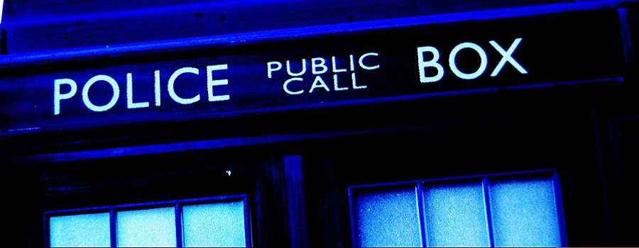 Close up of the Tardis