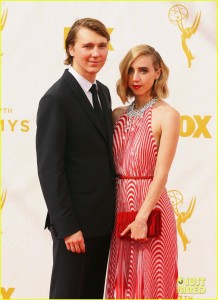 LOS ANGELES, CA - SEPTEMBER 20: Actors Paul Dano (L) and Zoe Kazan attend the 67th Annual Primetime Emmy Awards at Microsoft Theater on September 20, 2015 in Los Angeles, California. (Photo by Mark Davis/Getty Images)