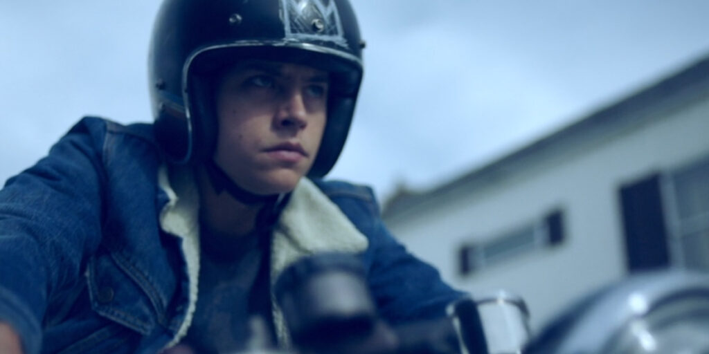 Jughead Jones has a motorbike?! Be still, my beating heart! 