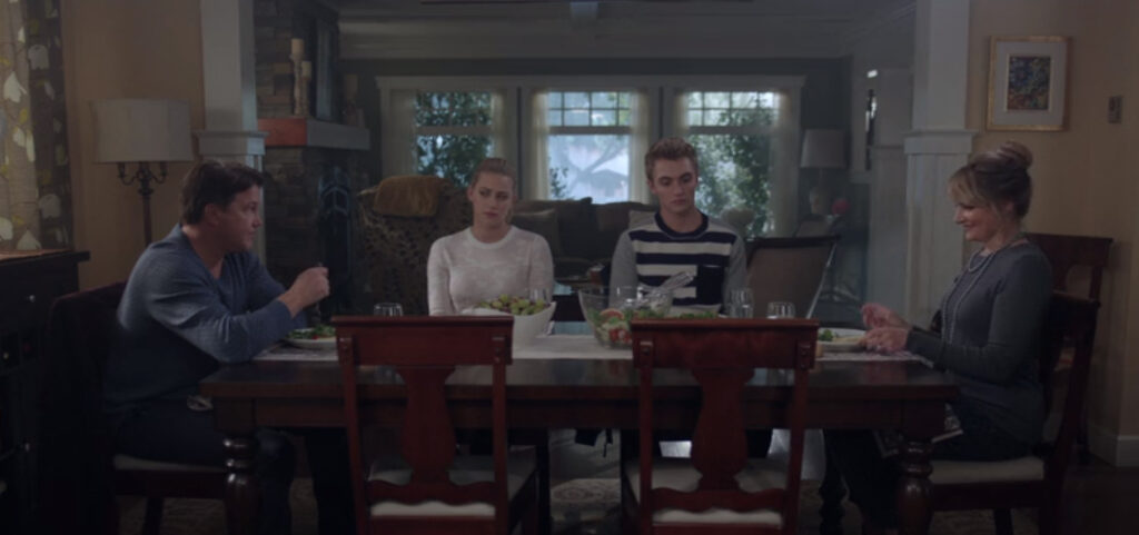 For dinner tonight, we're having Awkward Silence - The Cooper Family special...