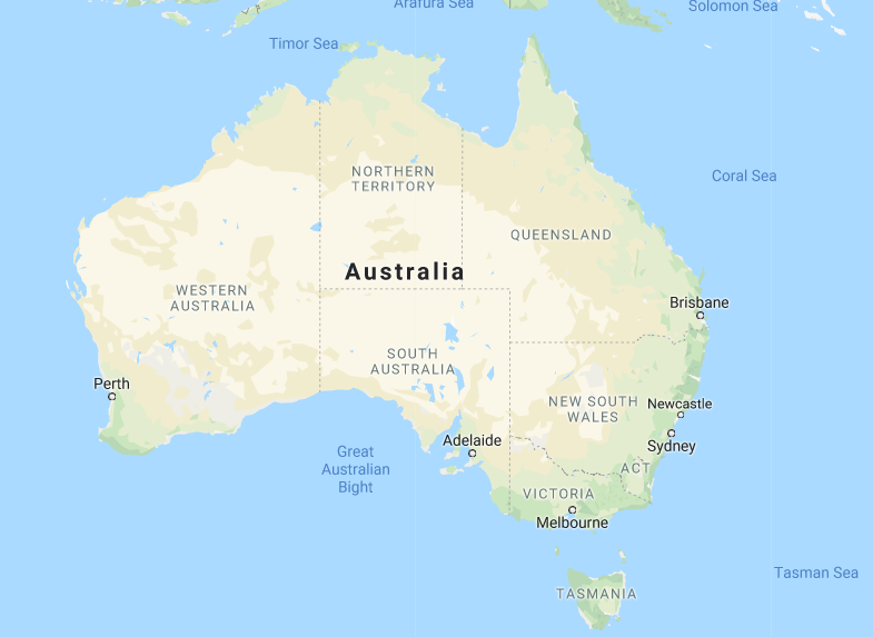 Australia map