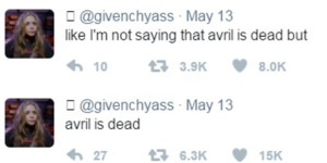 Avil Lavigne twitter debate