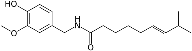 chemical structure of chillies