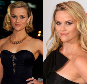 Reese Witherspoon 10-year photo challenge