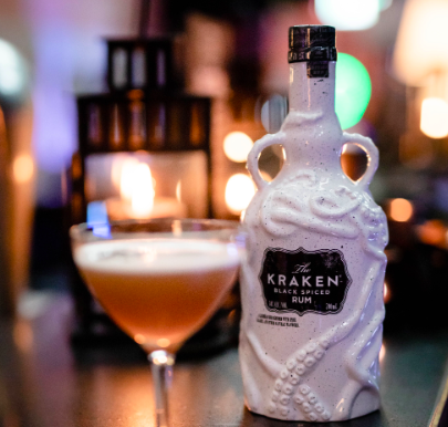 Kraken ceramic bottle