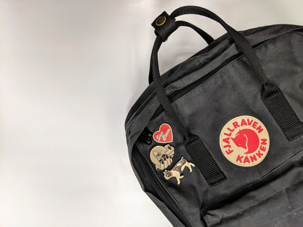 black uni bag