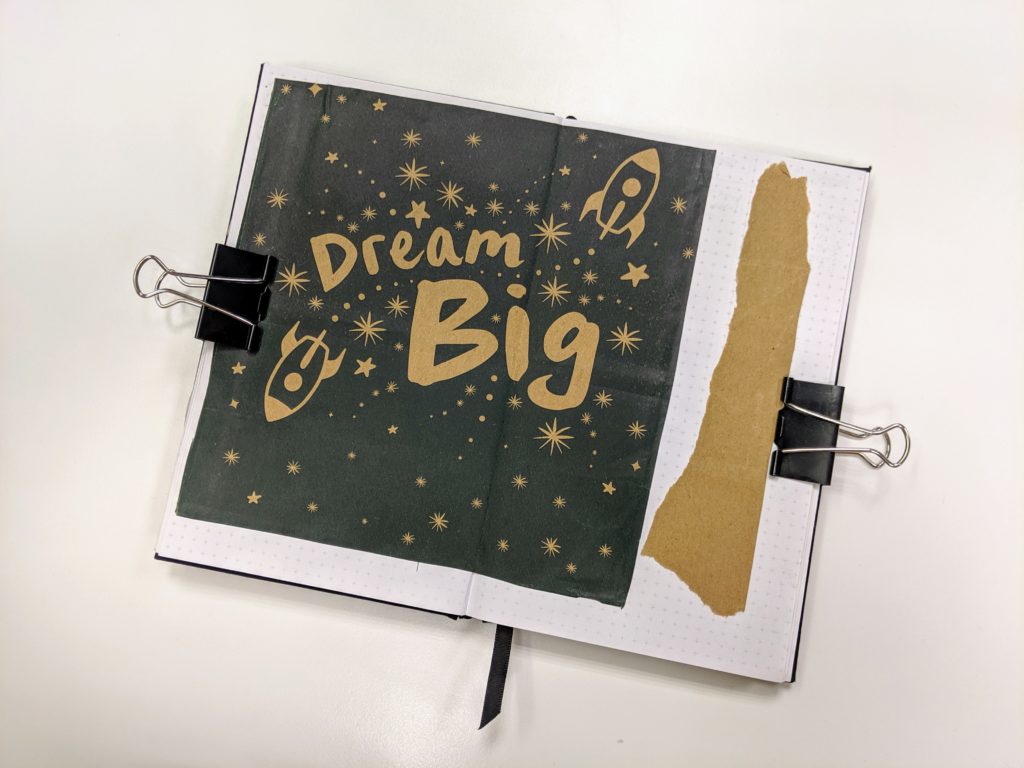 Dream Big uni notebook