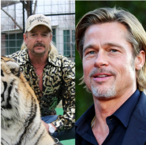 brad pitt as joe exotic for tiger king series