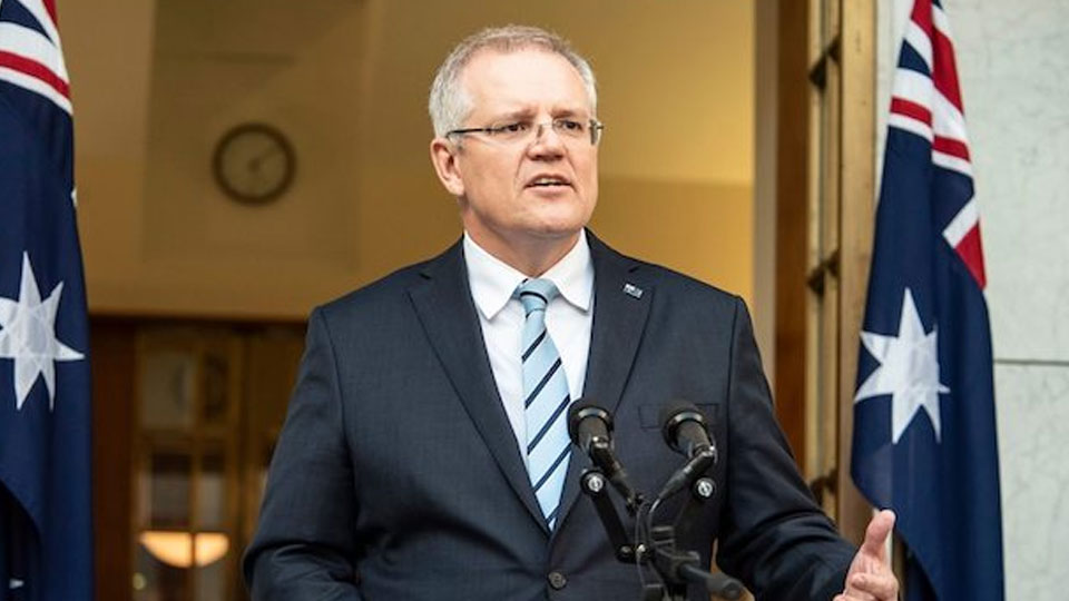 Scott Morrison addressing robodebt