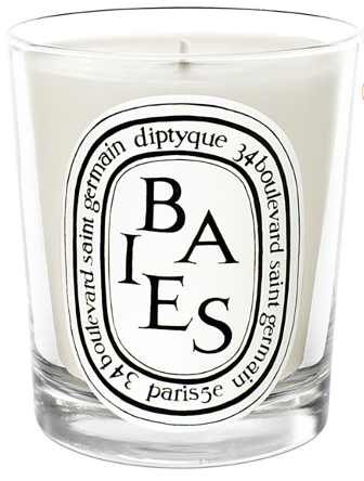 Candle from Diptyque in scent Baies
