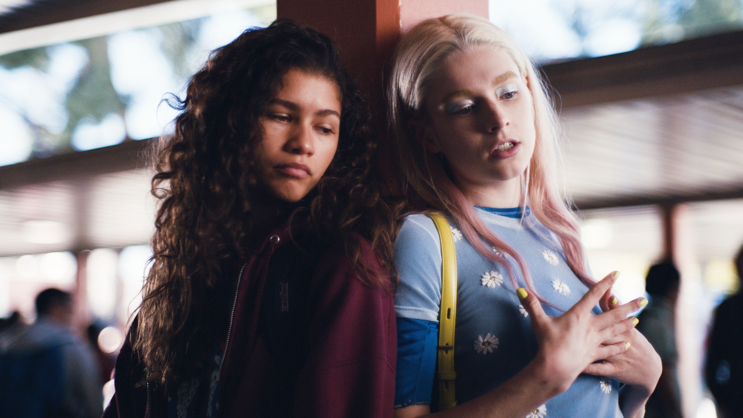photo from the show Euphoria that is available to watch on Binge