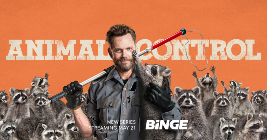 Joel McHale in Animal Control. Binge.