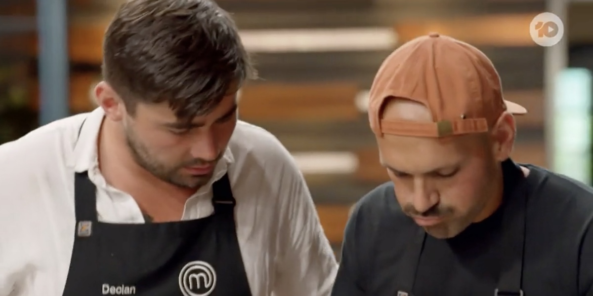 Declan and Theo on Masterchef