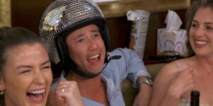 Benny in Disco Helmet on Below Deck Down Under