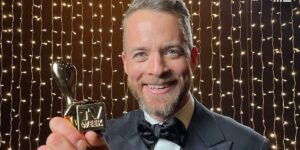 Hamish with his Gold Logie