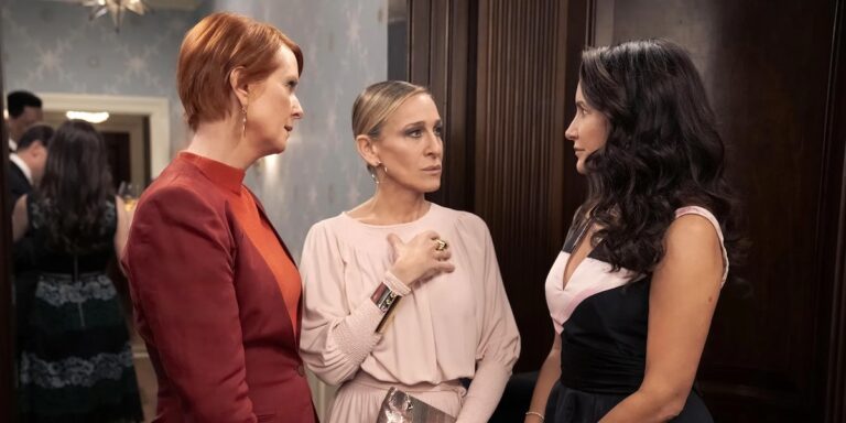 Photos of the And Just Like That cast at a funeral have the internet in a tizzy