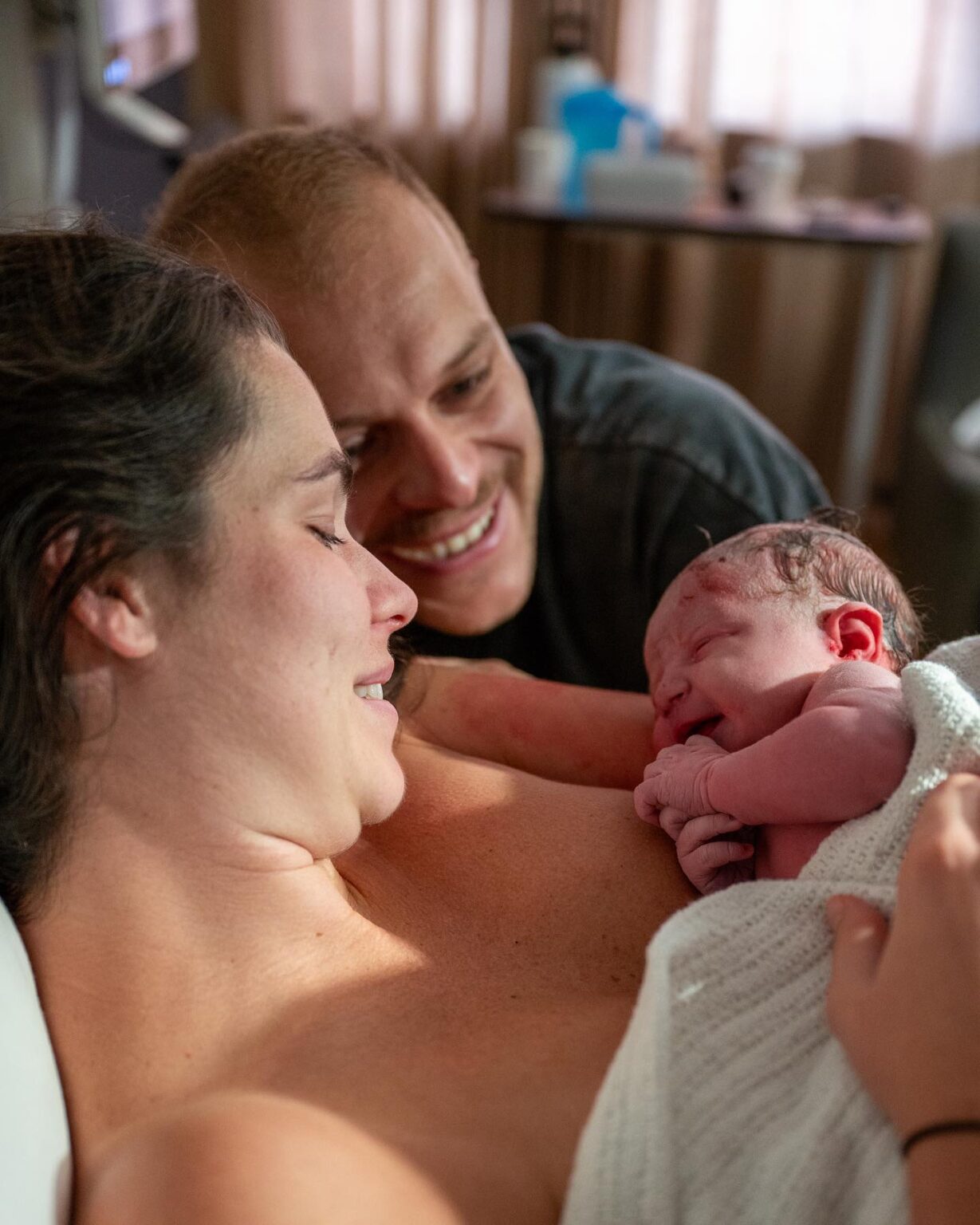 Jack Millar and Courtney Stubbs baby