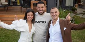 Steph and Gian with Adrian