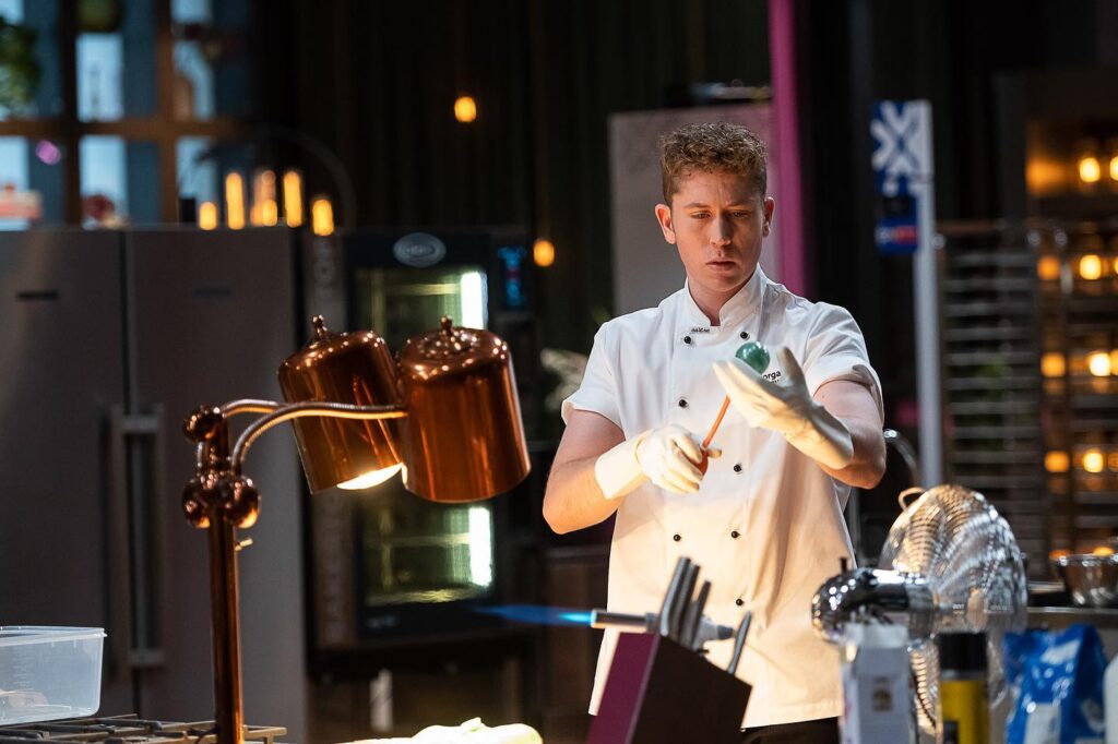 Morgan Hipworth on Dessert Masters 2023. Ten