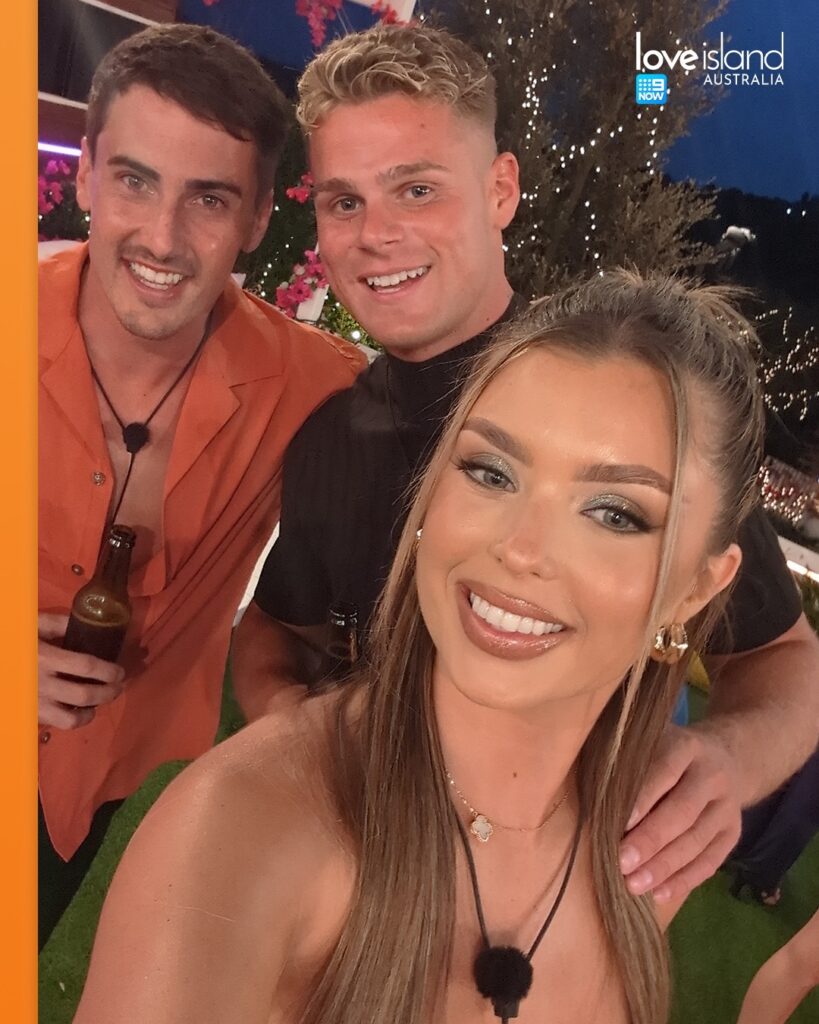 trent and zac and abby love island australia 2023