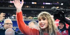 Taylor Swift at the Superbowl 2024