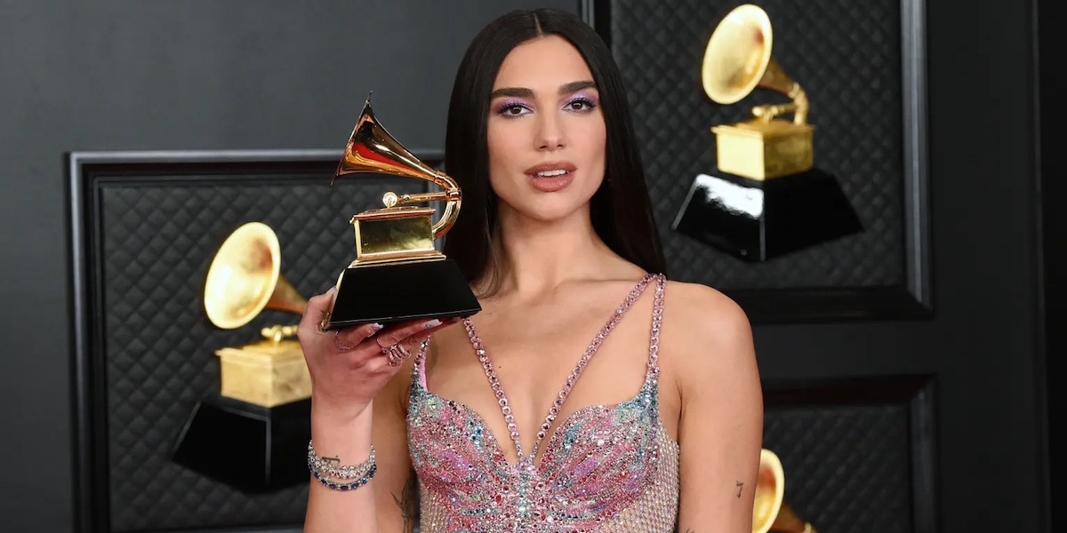 Dua Lipa at Grammys