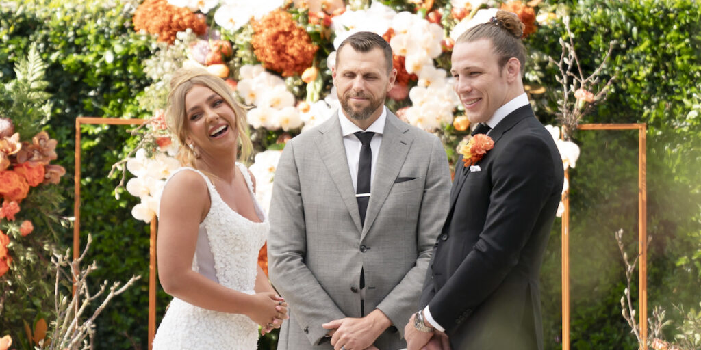MAFS 2024's Eden and Jayden at the Altar