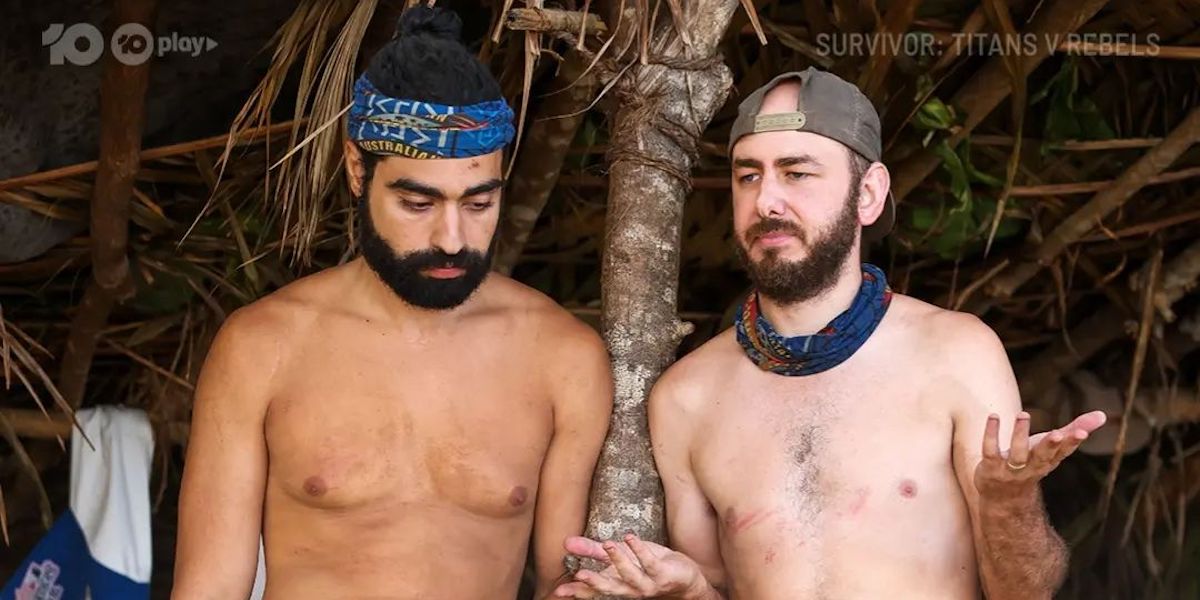 Mark and Feras on Australian Survivor