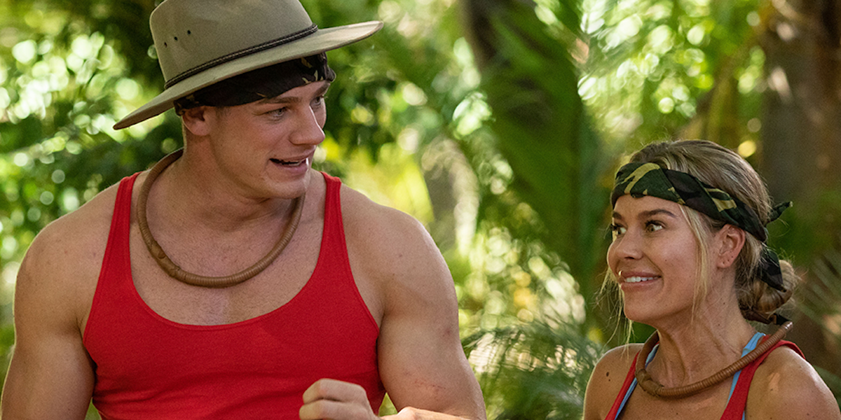 Callum and Skye on I'm A Celebrity