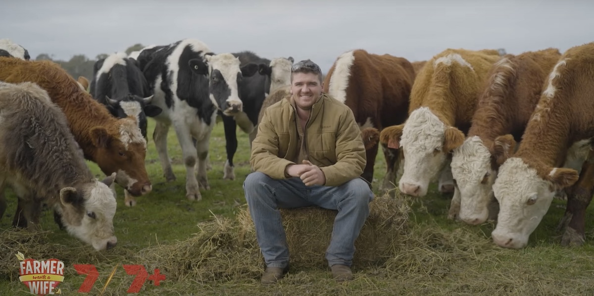 Farmer Tom on his farm