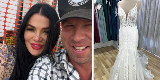 FWAW's Claire Saunders has listed her wedding dress for sale on Facebook