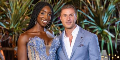 Paddy and Krystal on FBoy Island