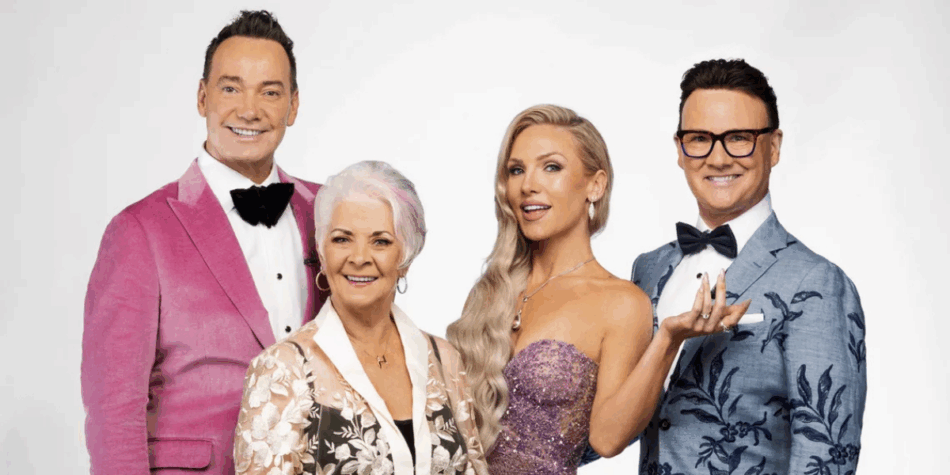 Dancing With The Stars Australia Judges Craig Revel Horwood, Helen Richey, Sharna Burgess, and Mark Wilson.