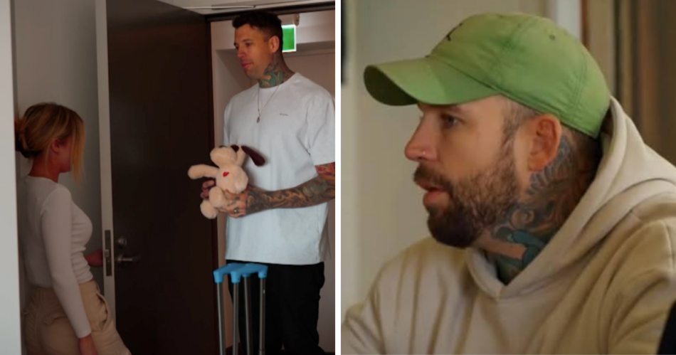 MAFS' Dave Hand clean shaven and then with a beard 
