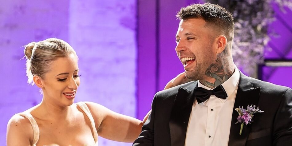Dave and Jamie on Married at first sight (MAFS) 2025. Image: Nine.d
