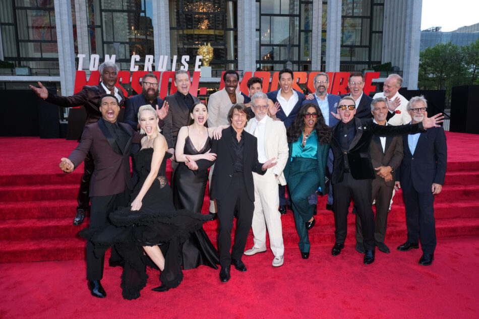 Some of the Mission: Impossible – The Final Reckoning cast at the US premiere. Photo by John Nacion/Getty Images for Paramount Pictures.