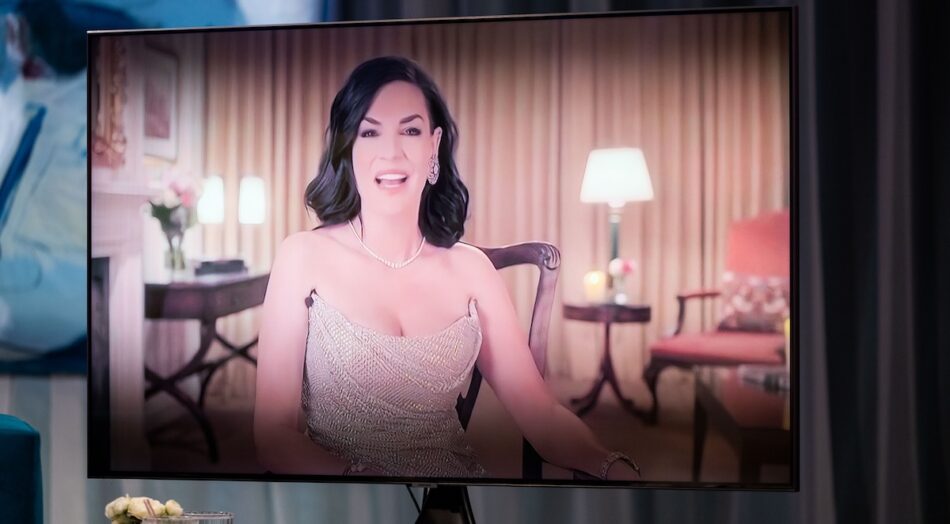 Nicole onscreen at the RHOS Reunion.