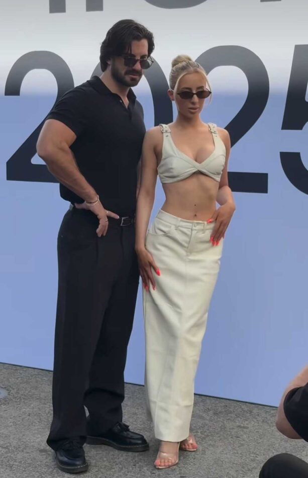 Jamie Marinos and Eliot Donovan at Australian Fashion Week