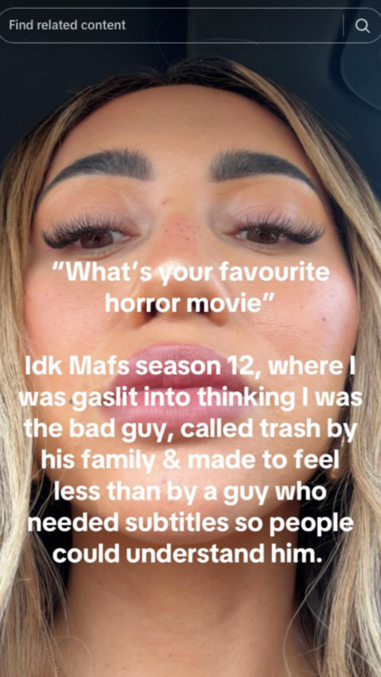 MAFS' 2025 Awhina's TikTok