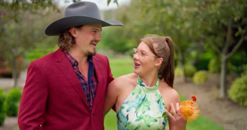 Farmer Jarrad chose Chloe in episode six of Farmer Wants A Wife