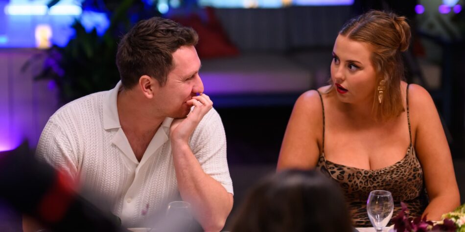 Payton and Dante at a Dinner Party on Love Triangle.