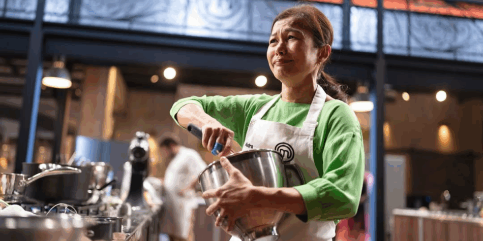 Audra on Masterchef Australia.