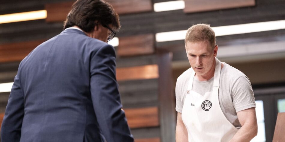 Beau Cook on MasterChef with Jean Christophe Novelli