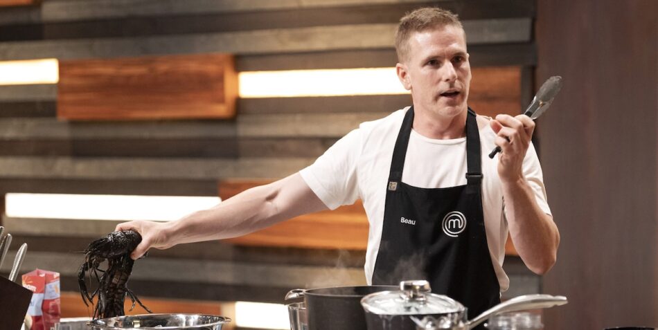 Beau cooking on MasterChef