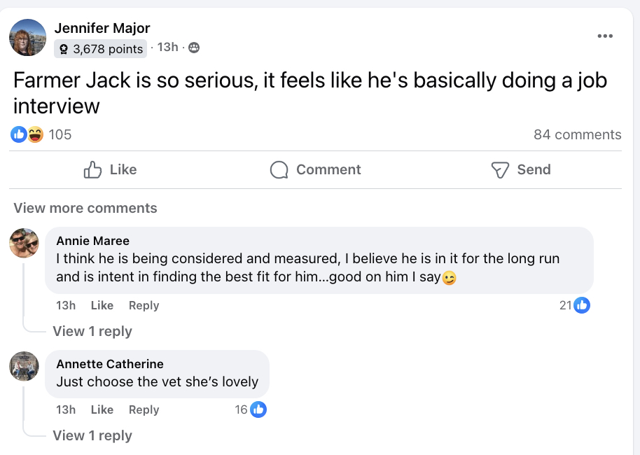 Facebook comments about FWAW.