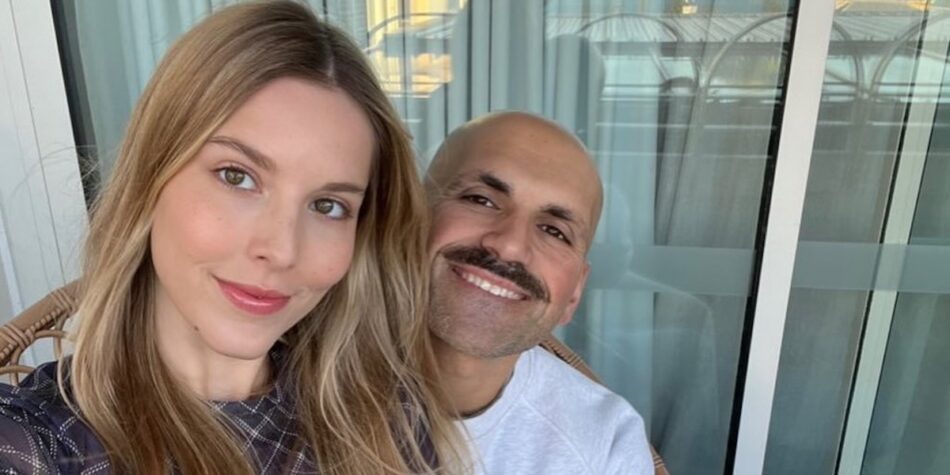 MasterChef's Theo with his fiancée Laure. 
