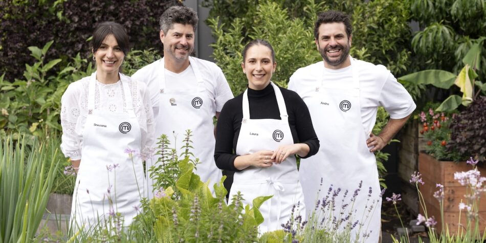 Snez, Ben, Laura and Andre on MasterChef.